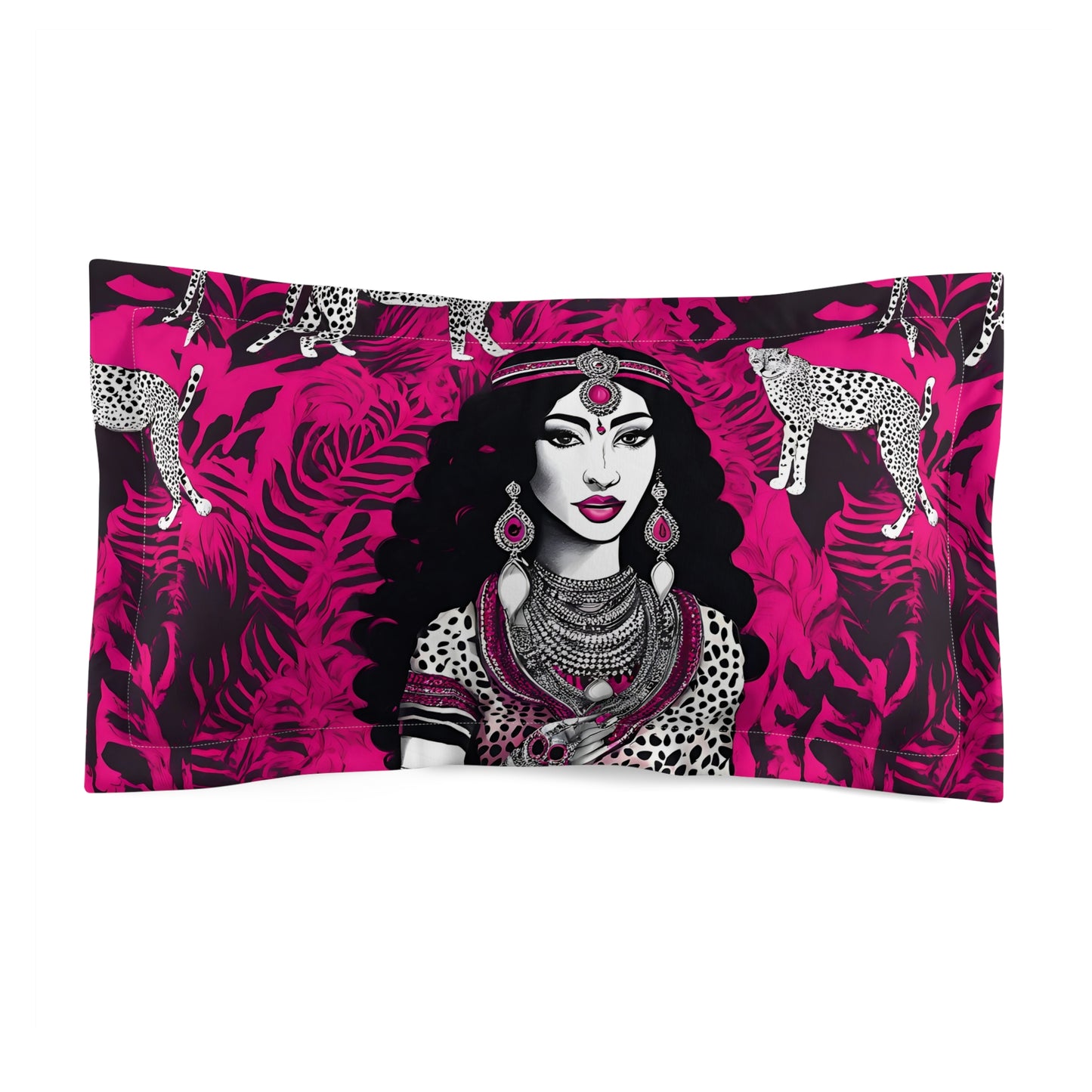 Hot Pink Dream Pillow Sham - Bohemian Home Decor