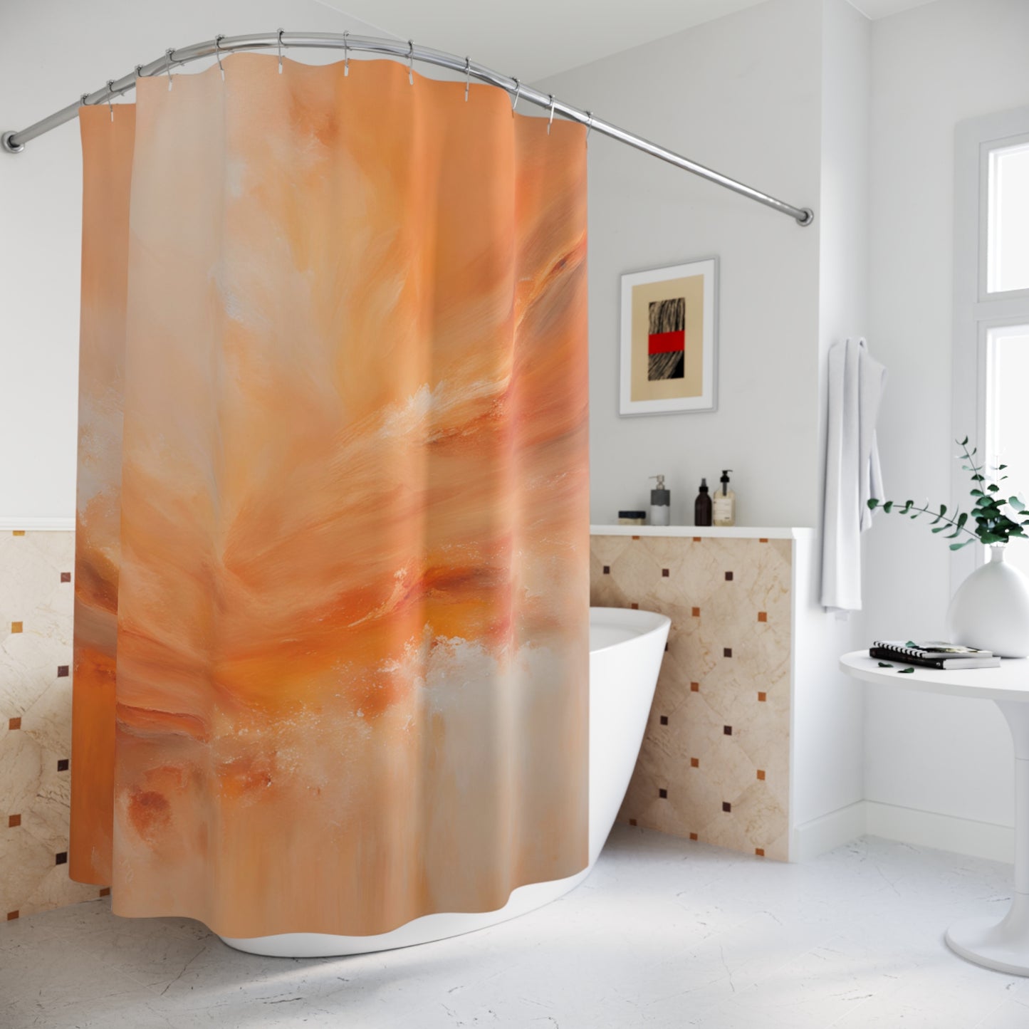 Artistic Sunrise Shower Curtain