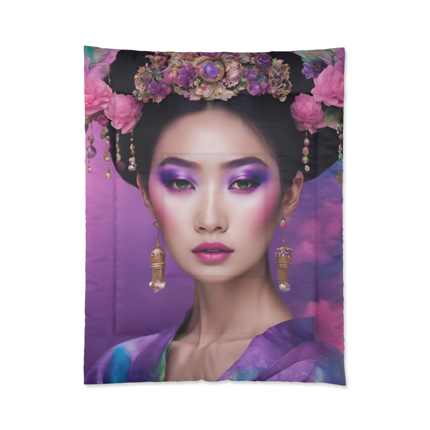 Bohemian Floral Comforter