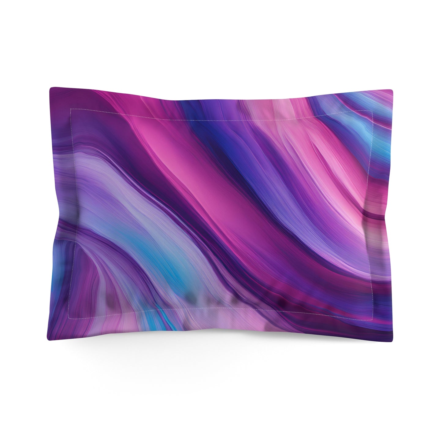 Vibrant Gradient Microfiber Pillow Sham