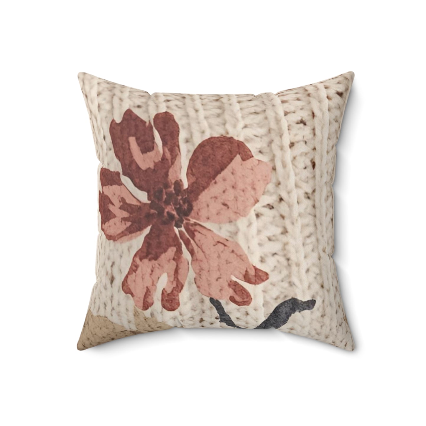 Cottage Rose Square Pillow