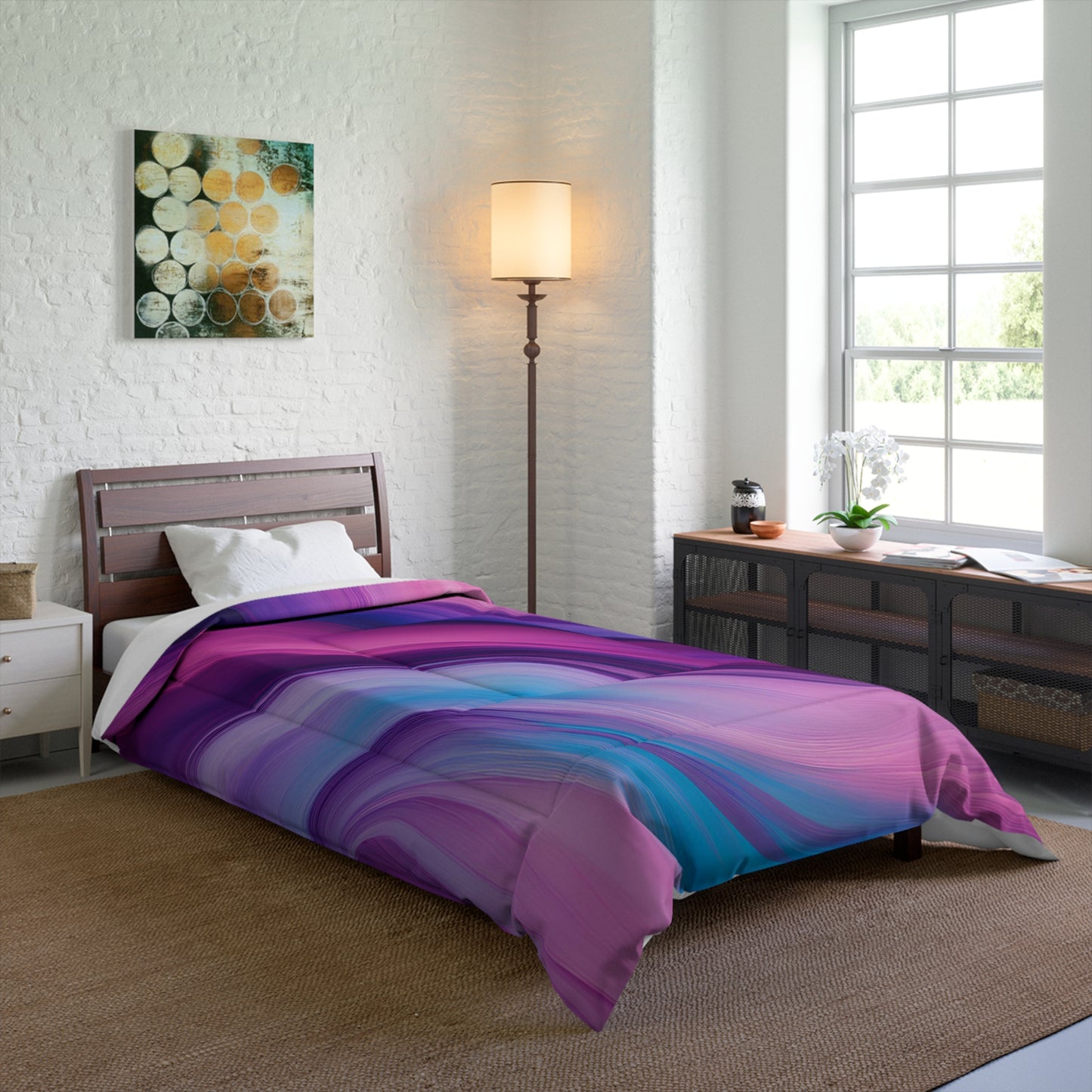 Vibrant Gradient Comforter