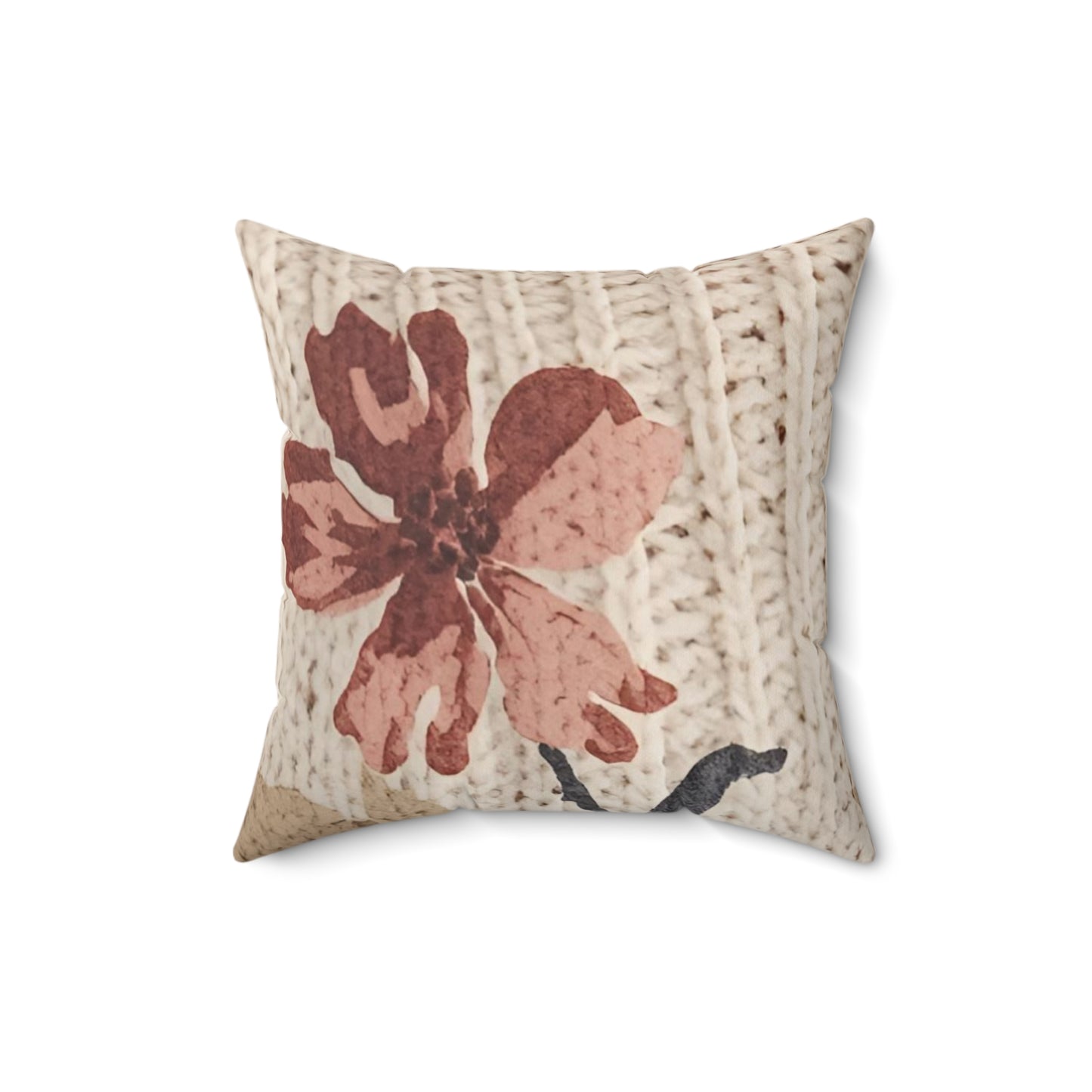 Cottage Rose Square Pillow