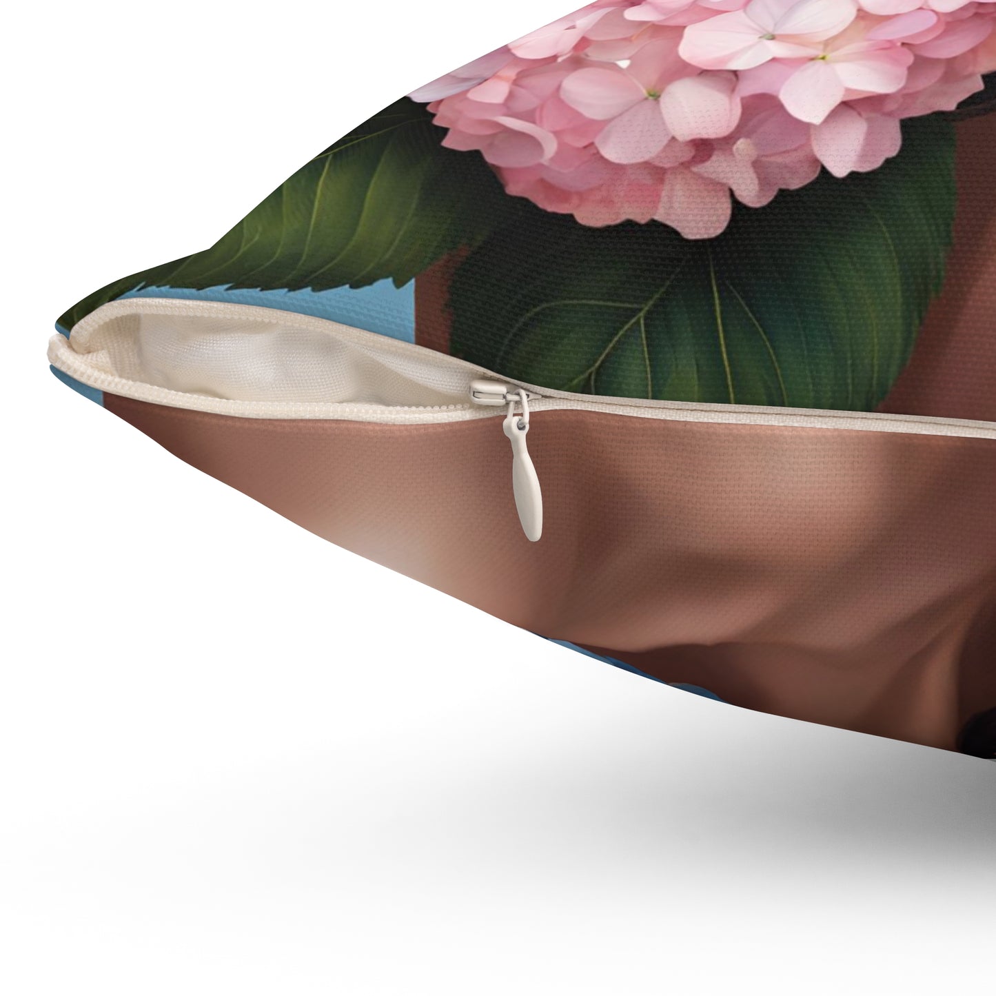 Floral Beauty Spun Polyester Square Pillow - Boho Chic Home Decor