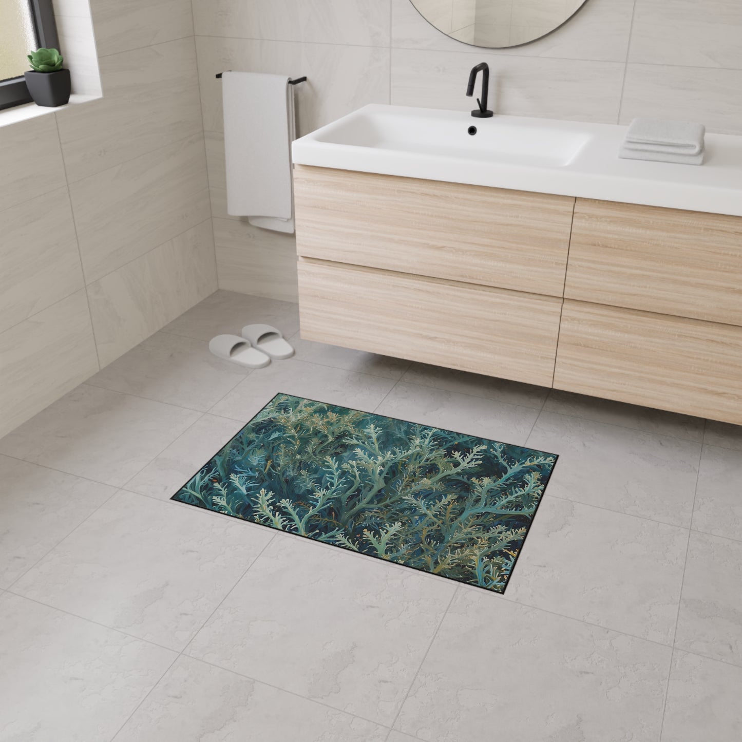 Sea Moss Rug Seascape Rug Heavy Duty Floor Mat