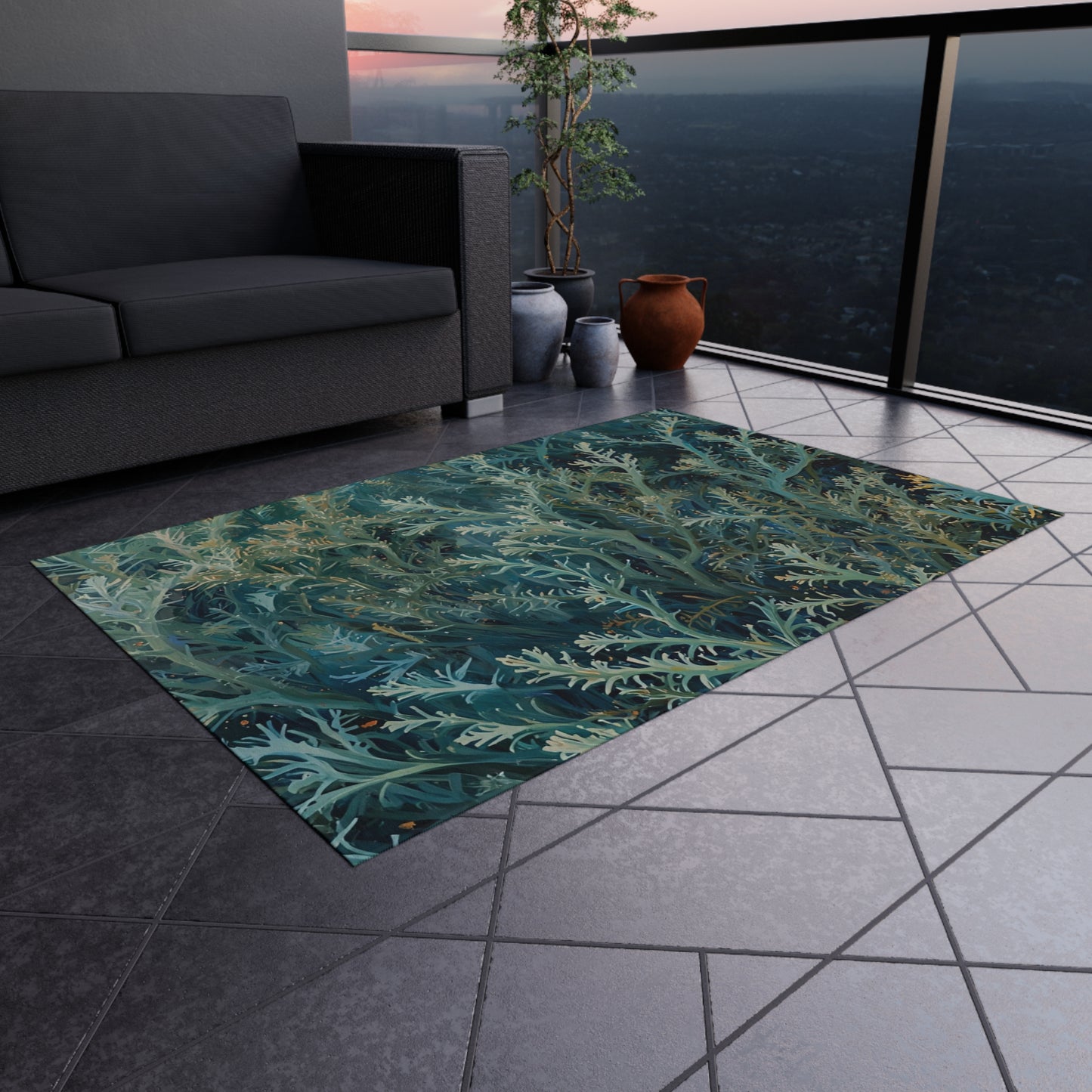 Sea Moss Rug Sea Scape Indoor/Outdoor Rug