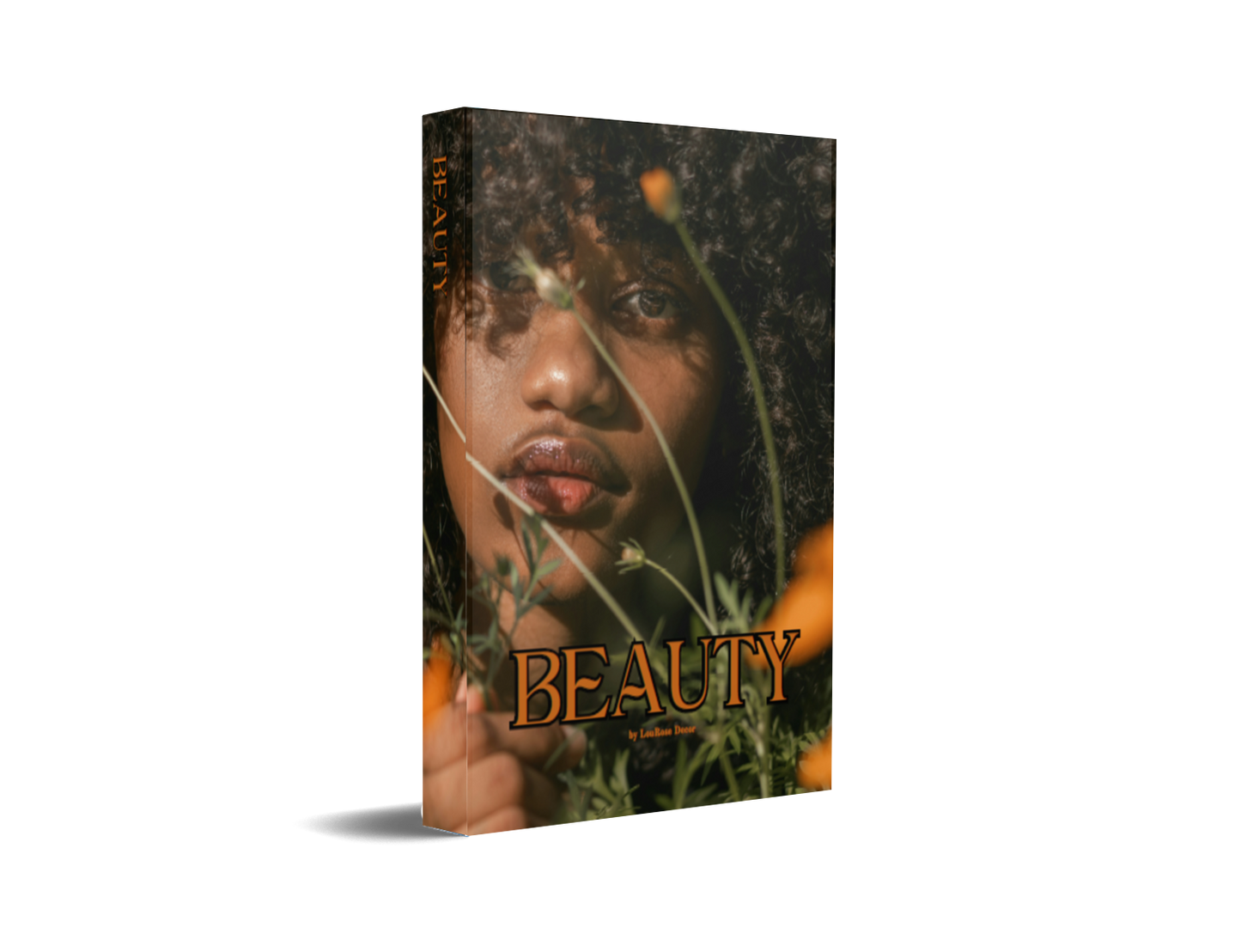 Beauty Brown and Yellow Decorative Book-Individual Book-LouRose Decor-LouRose Decor