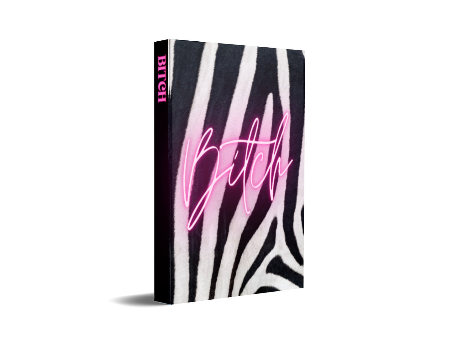 Bitch Pink and Black Decorative Book-Individual Book-LouRose Decor-LouRose Decor