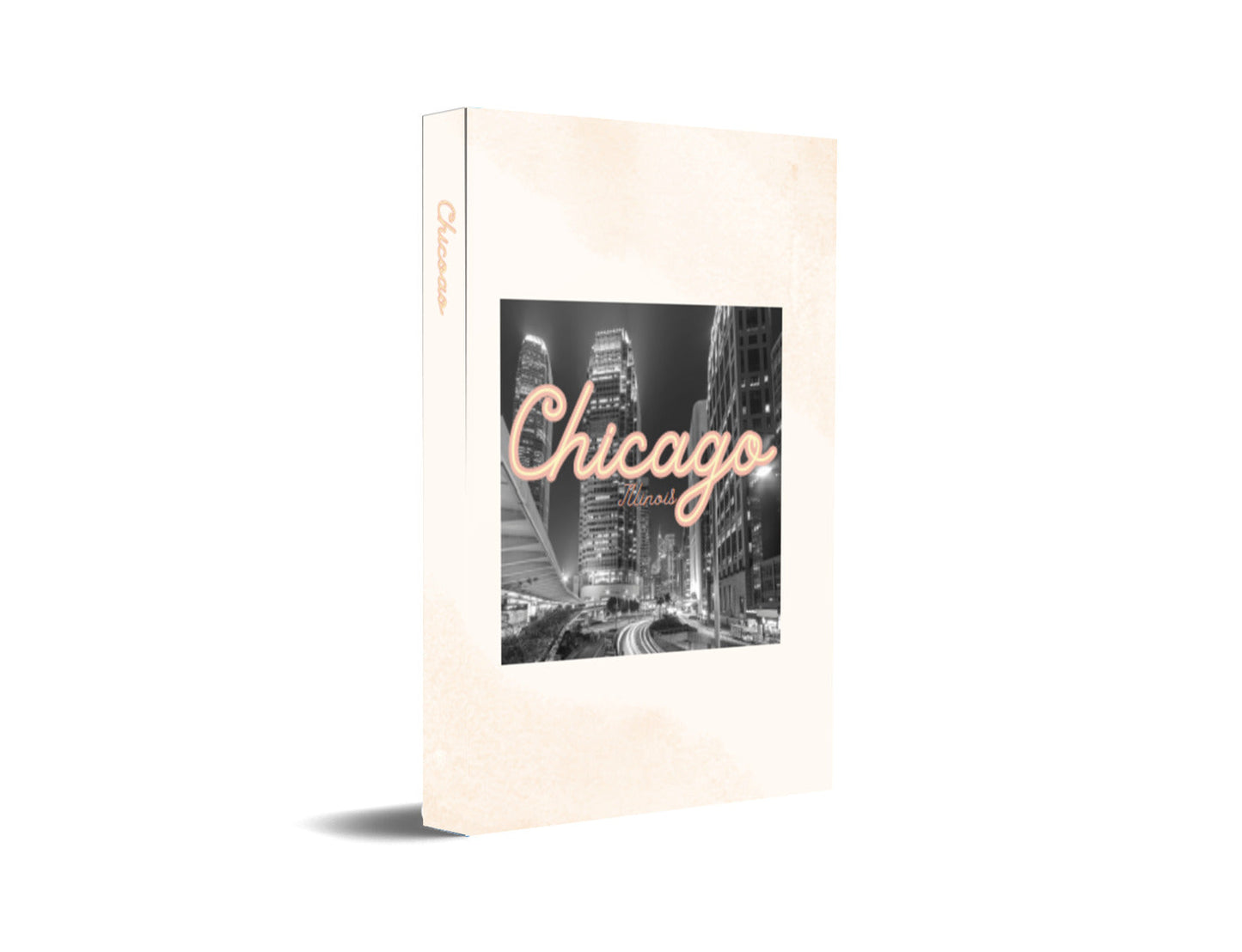 Chicago Light Pink Decorative Book-Individual Book-LouRose Decor-LouRose Decor