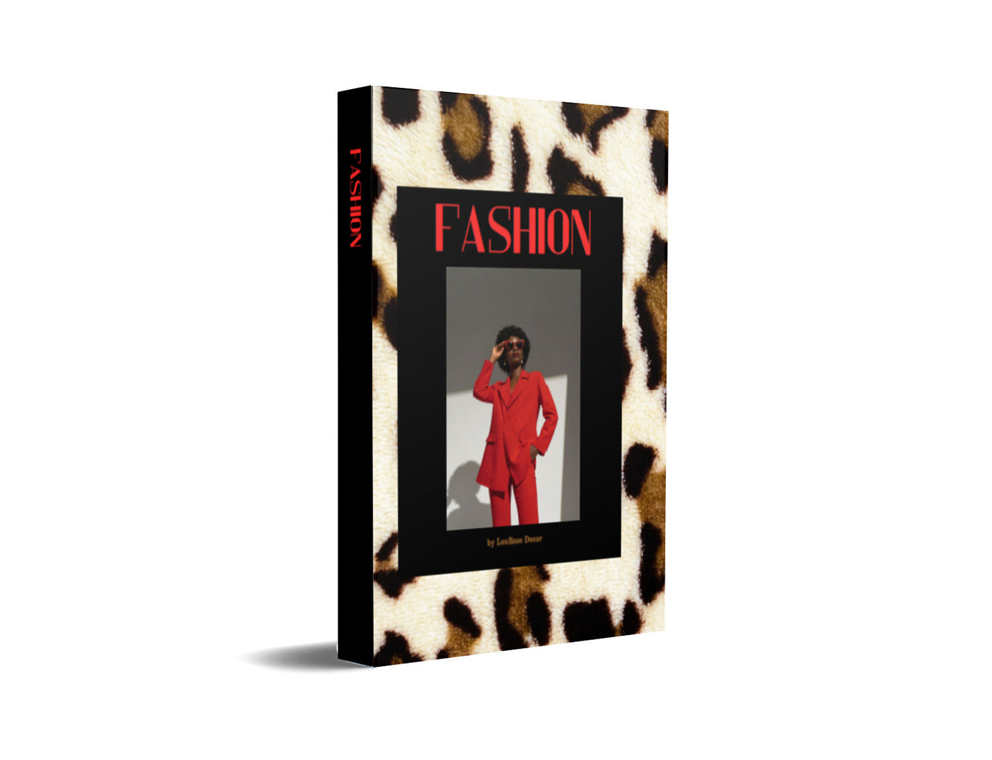 Fashion Red Cheetah-Individual Book-LouRose Decor-LouRose Decor