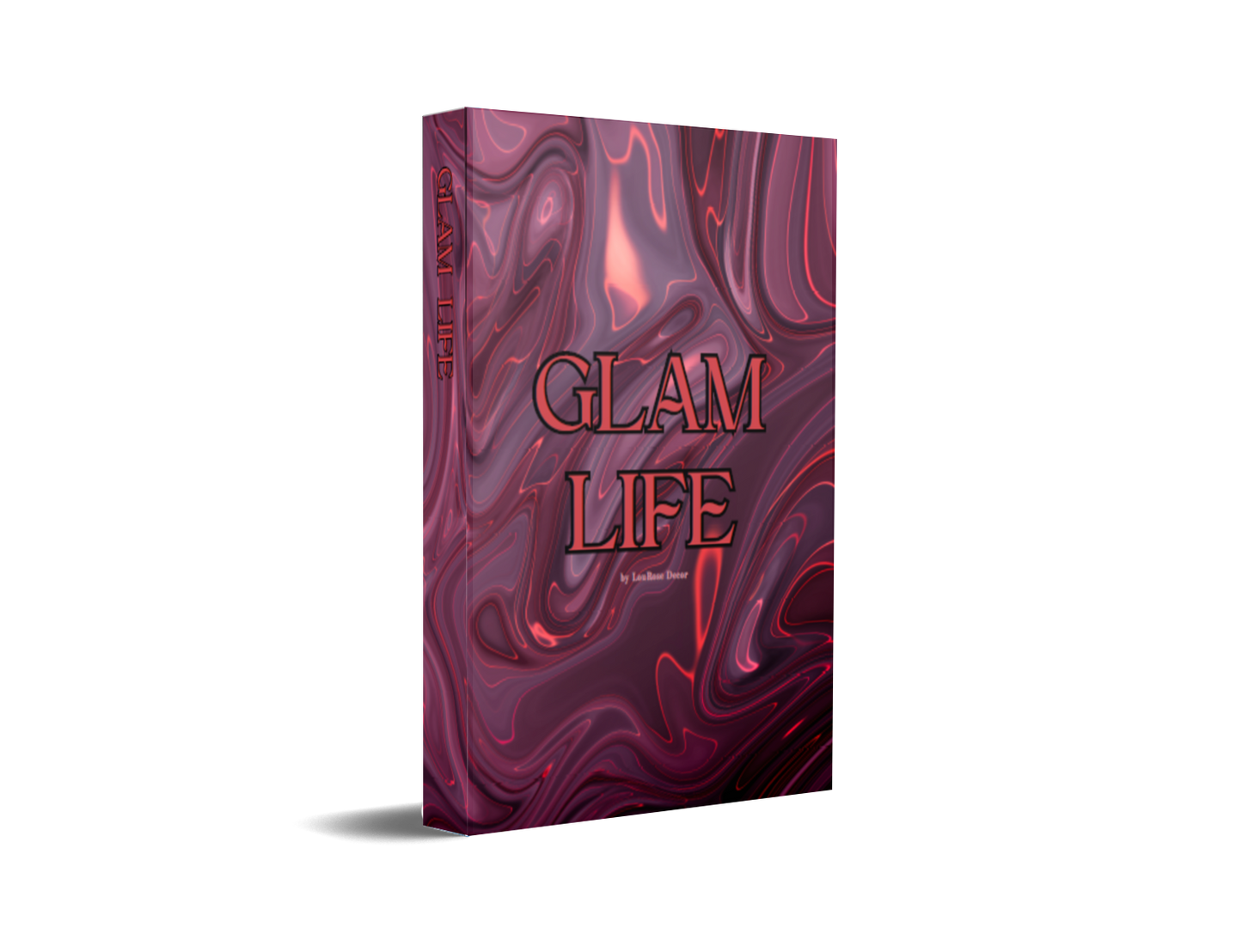 Glam Life Purple Decorative Book-Individual Book-LouRose Decor-LouRose Decor