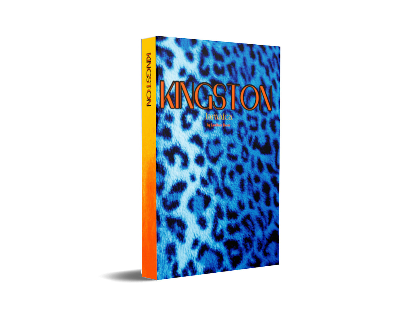 Kingston Orange and Blue Decorative Book-Individual Book-LouRose Decor-LouRose Decor