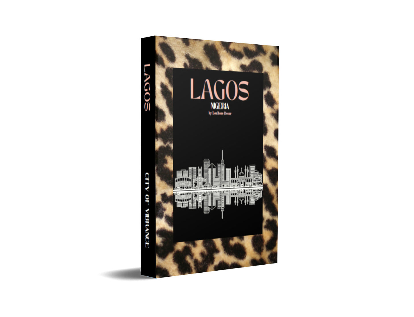 Lagos Cheetah Print Decorative Book-Individual Book-LouRose Decor-LouRose Decor