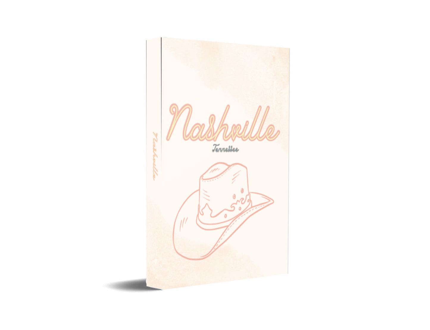 Nashville Light Pink Decorative Book-Individual Book-LouRose Decor-LouRose Decor