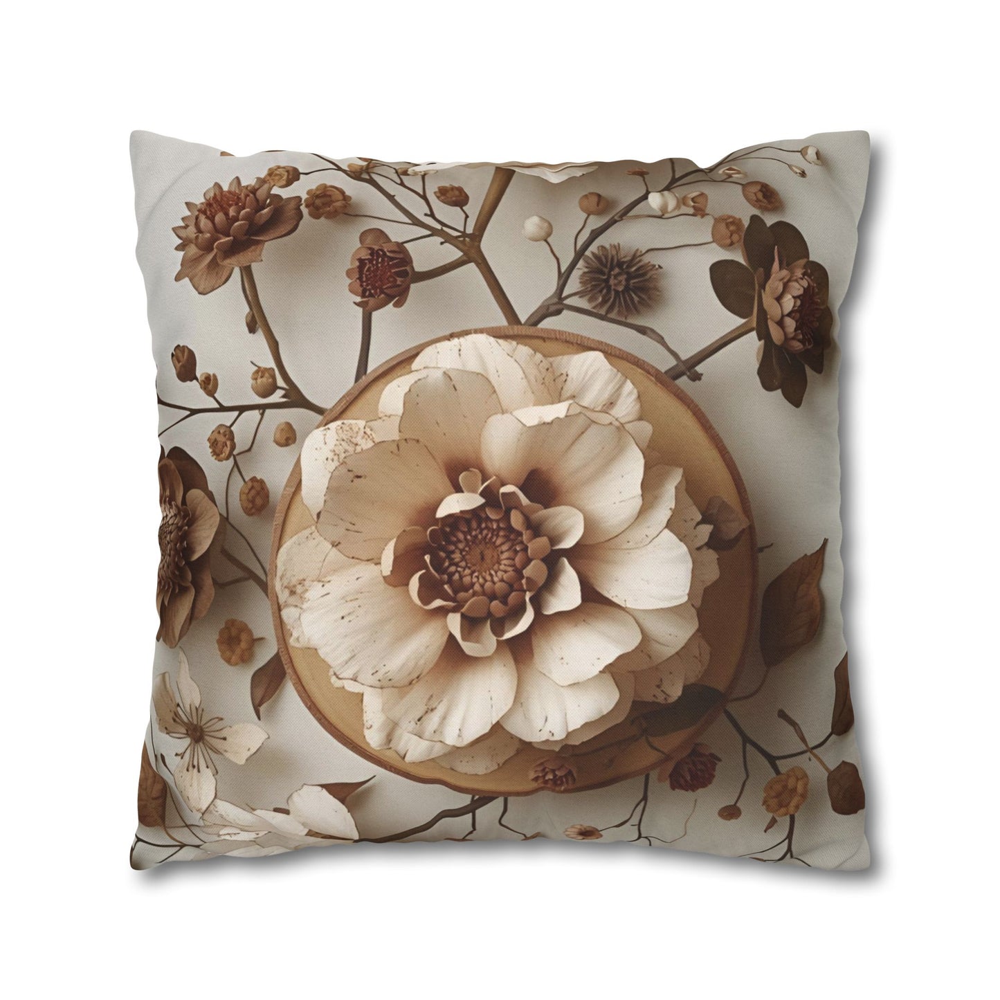 Vintage Floral Pillowcase