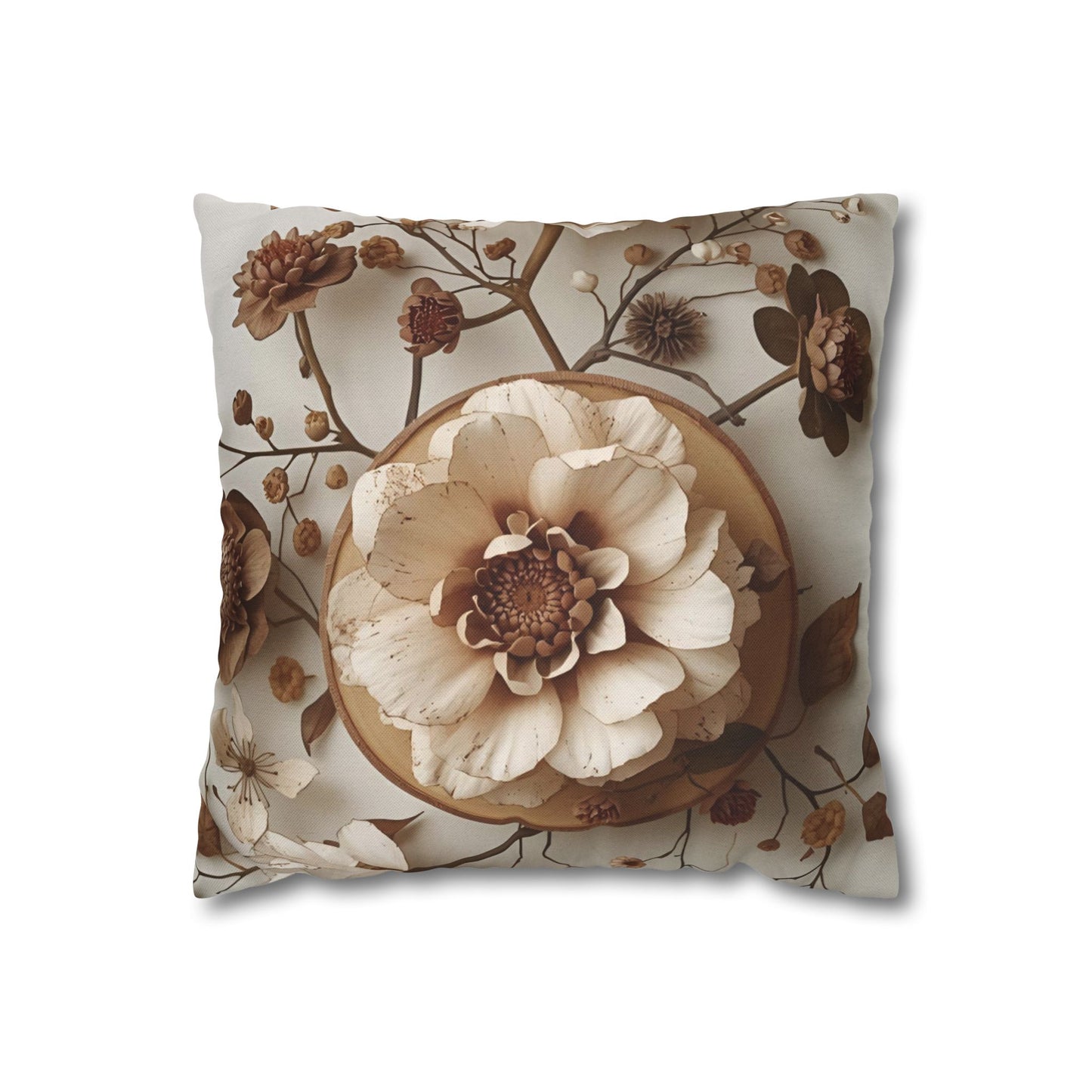 Vintage Floral Pillowcase