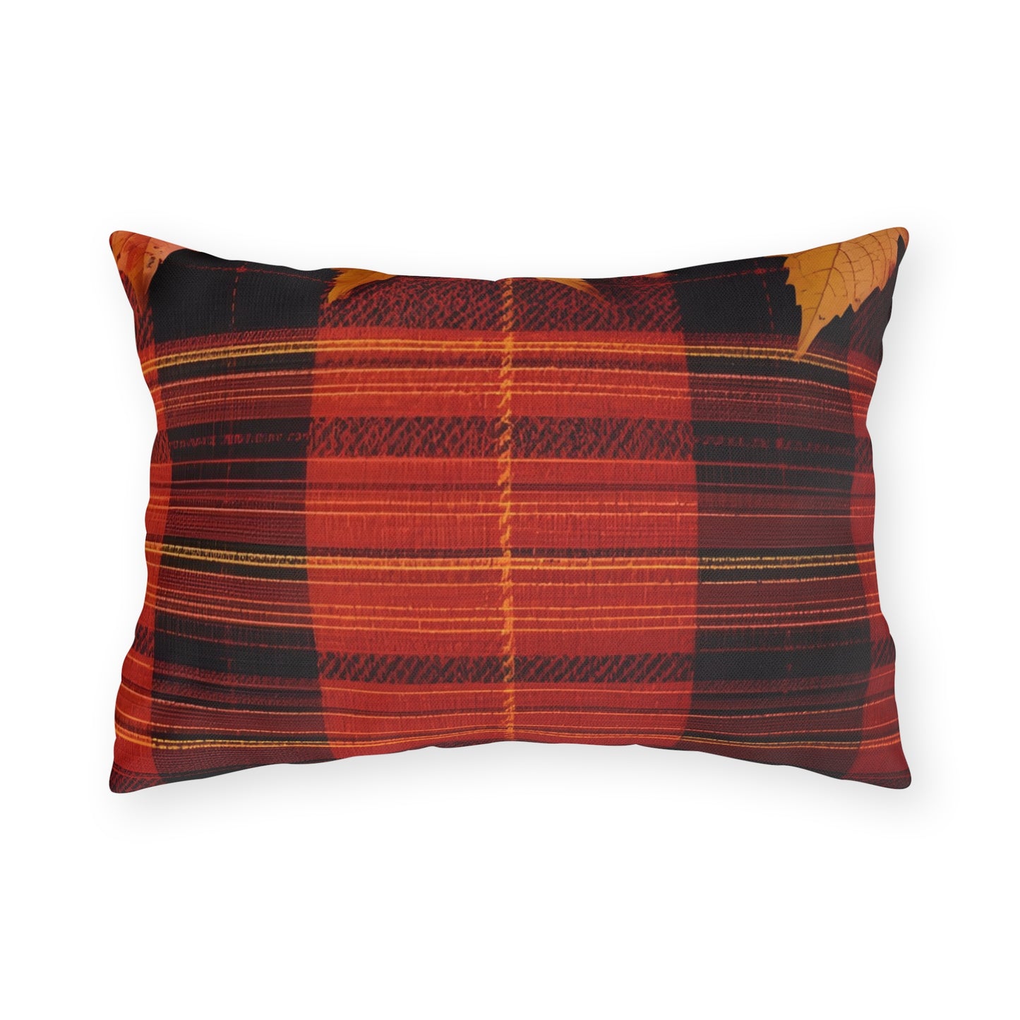 Autumn Plaid Outdoor Pillow