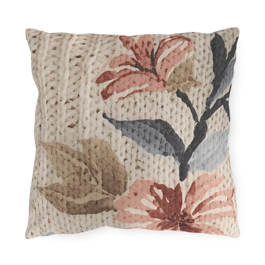Cottage Rose Outdoor Pillow