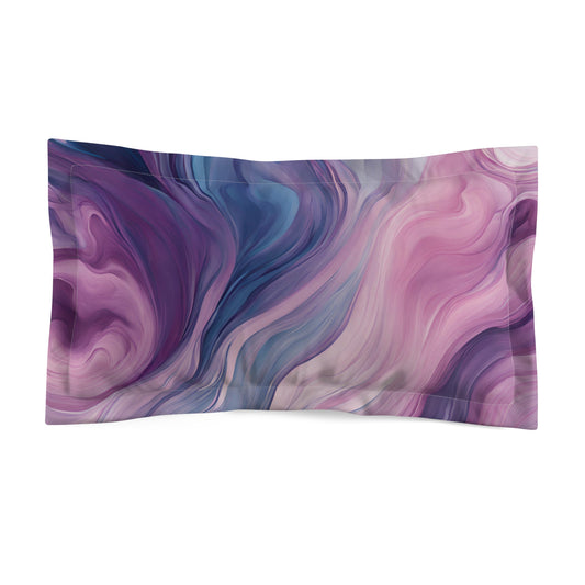 Purple Ocean Microfiber Pillow Sham