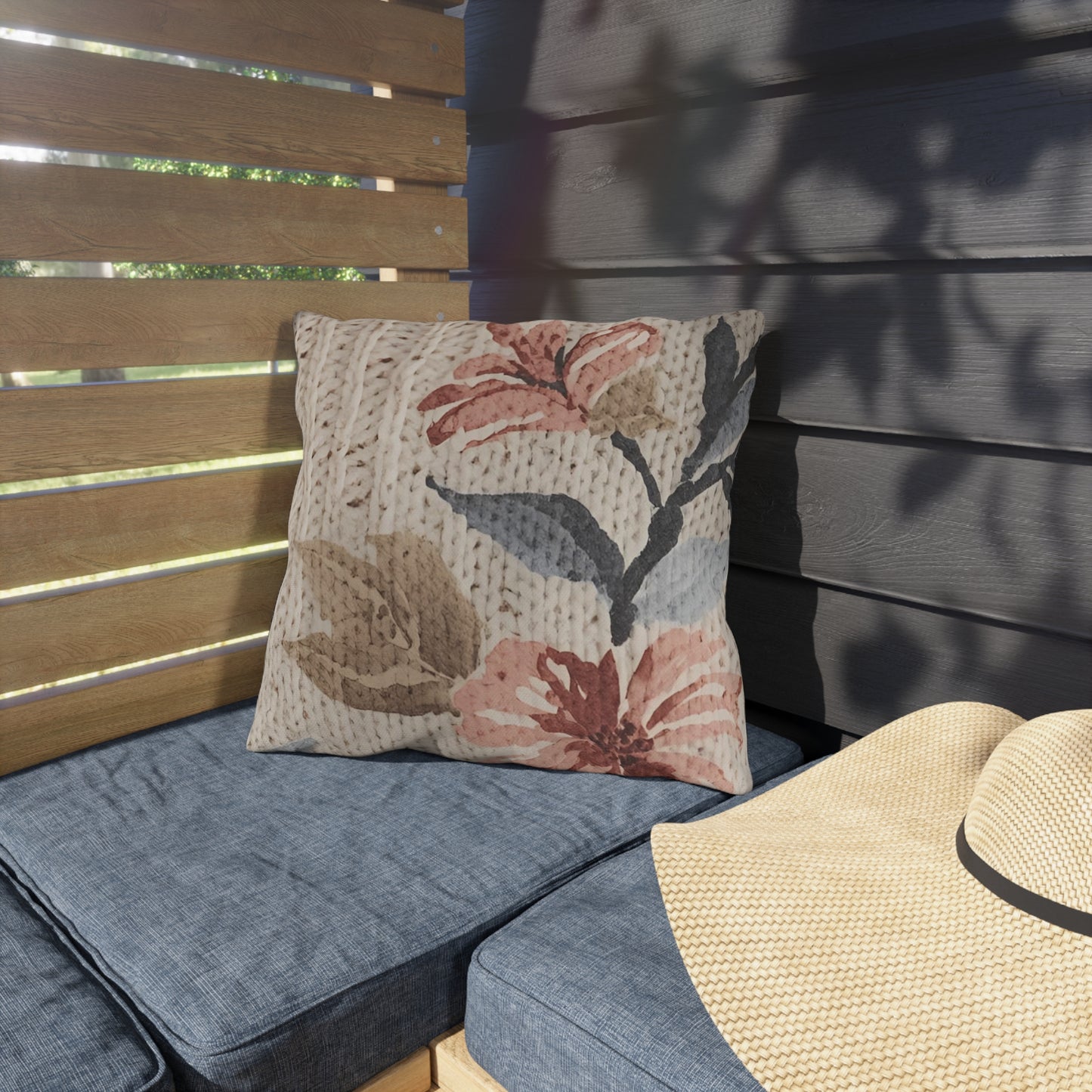 Cottage Rose Outdoor Pillow