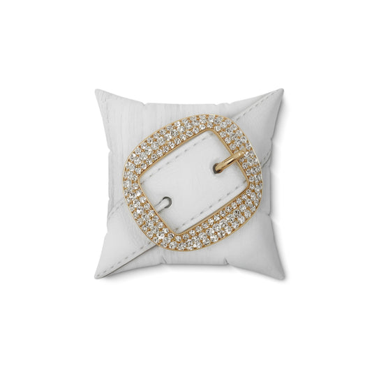 Sparkling Glamour Square Pillow