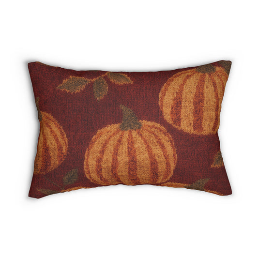 Autumn Pumpkin Lumbar Pillow