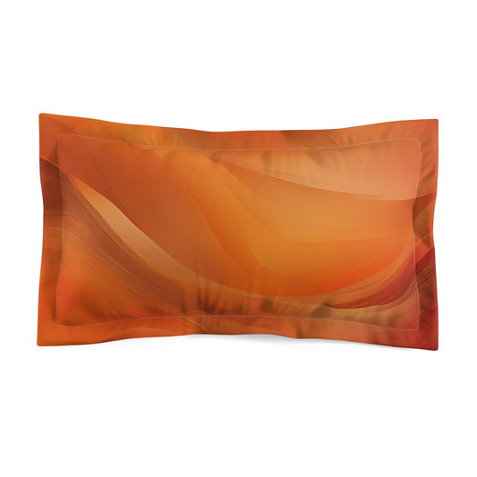 Warm Sunset Microfiber Pillow Sham