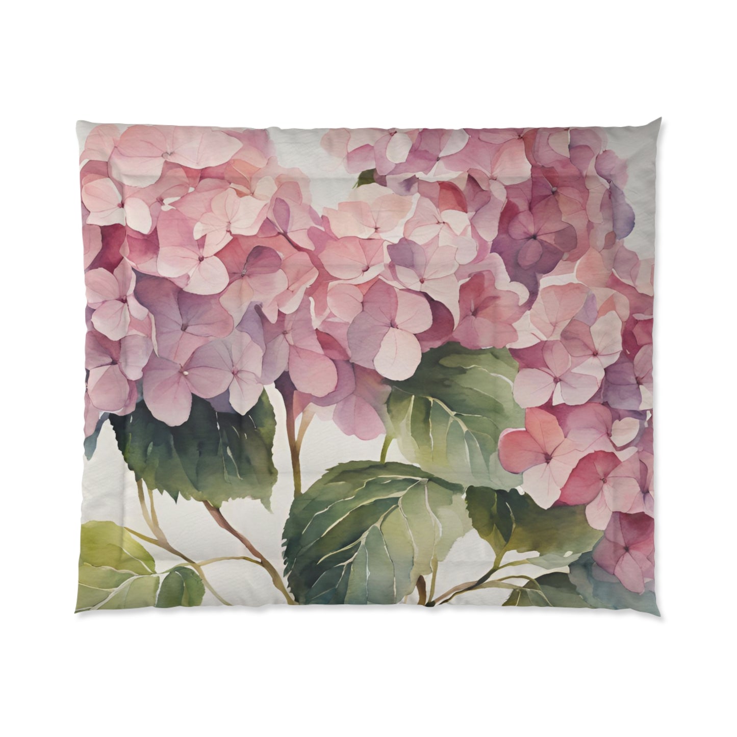 Country Floral Hydrangea Comforter