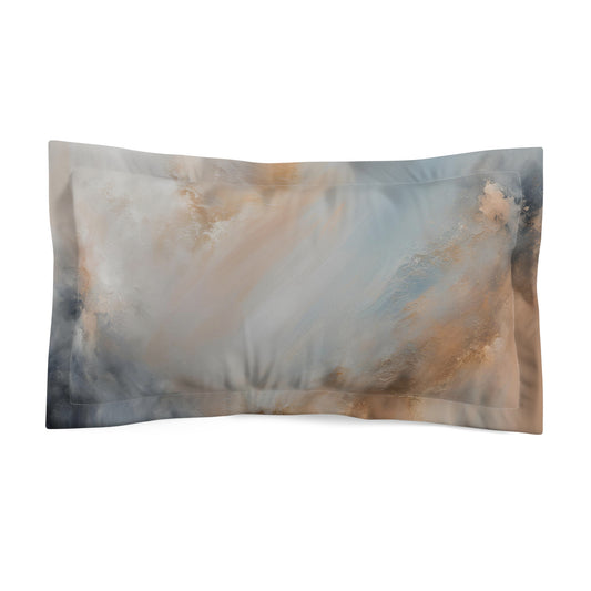 Smoke Abstract Microfiber Pillow Sham