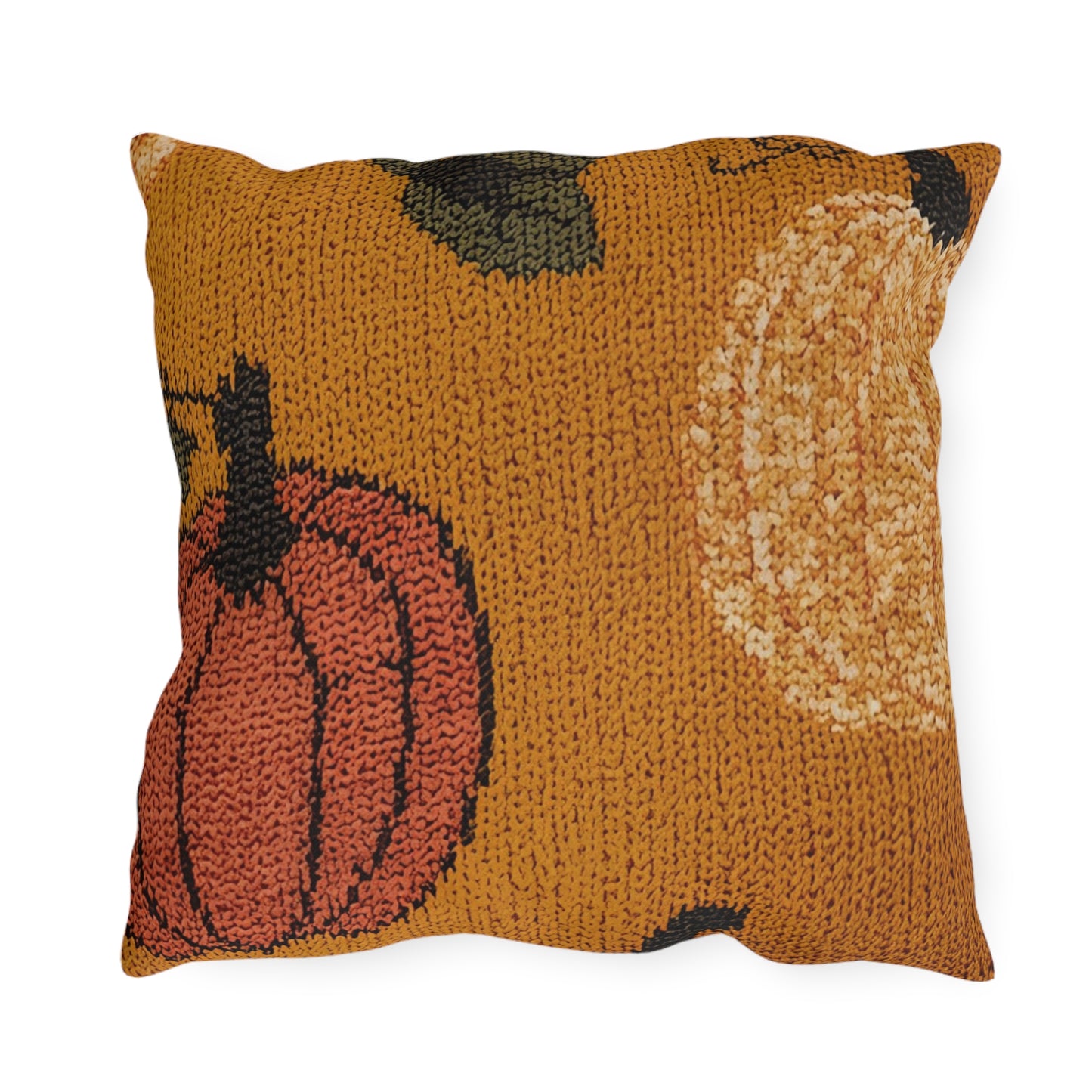 Autumn Pumpkin Spice Outdoor Pillow