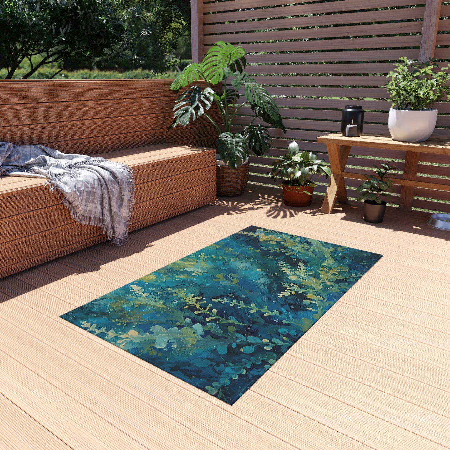 Sea Moss Rug Botanical Outdoor Rug