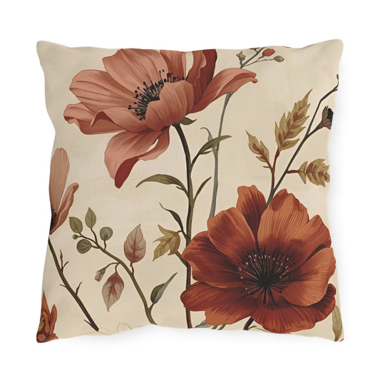 Cottage Core Floral Outdoor Pillows