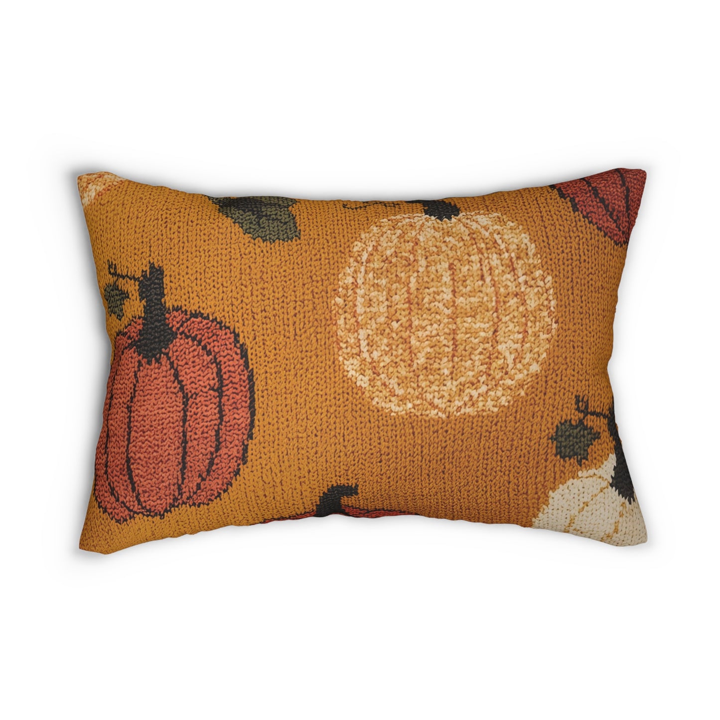 Autumn Pumpkin Lumbar Pillow
