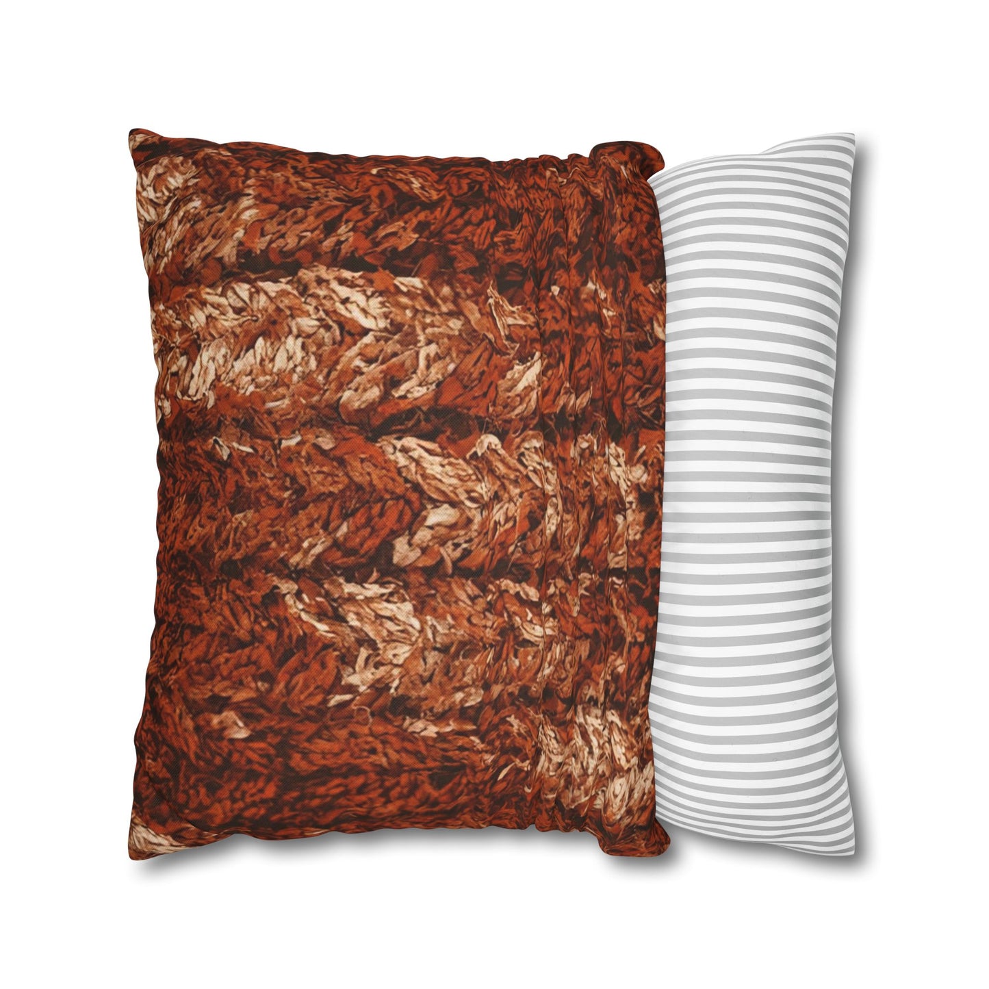 Autumn Knit Pattern Pillow Cover