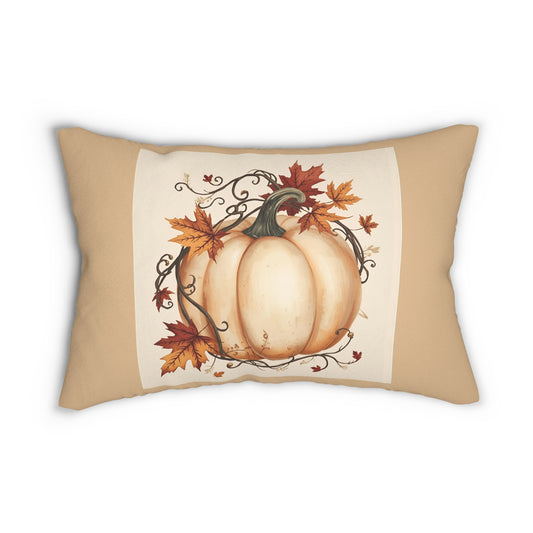 Blush Fall Pumpkin Pillow