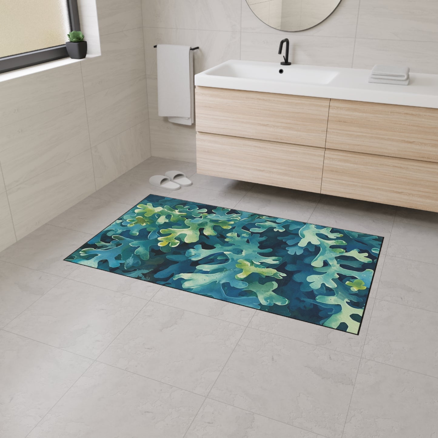 Stylish Sea Moss Rug- Heavy Duty