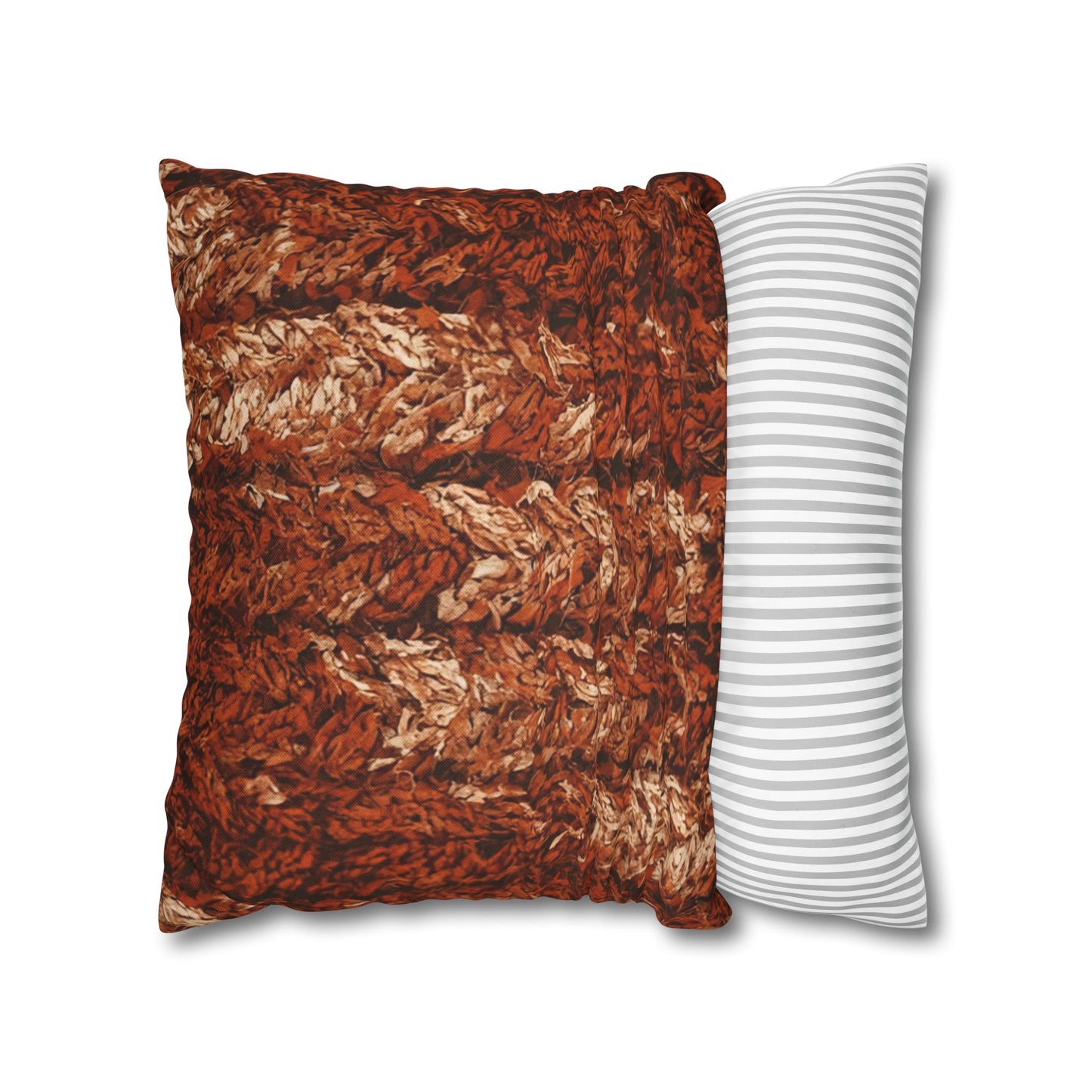 Autumn Knit Pattern Pillow Cover