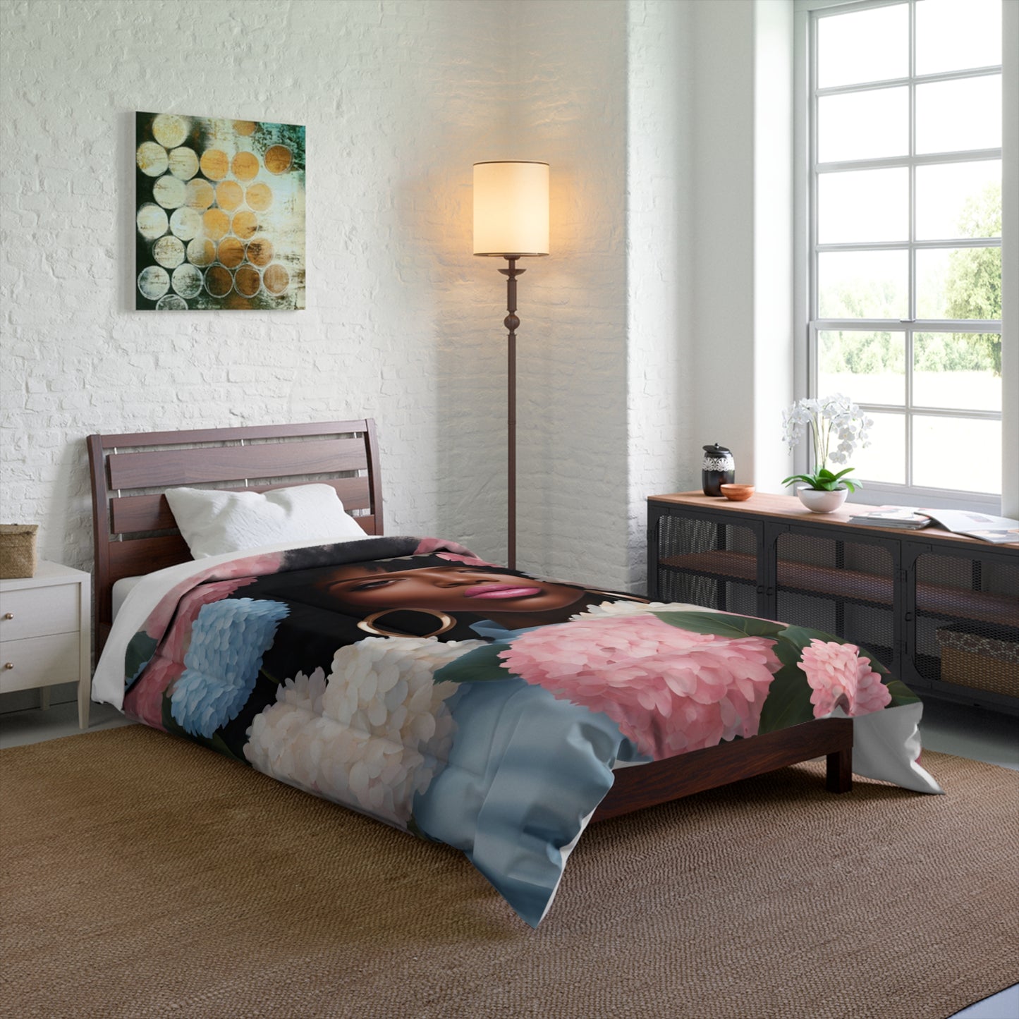 Afra Hydrangea Comforter