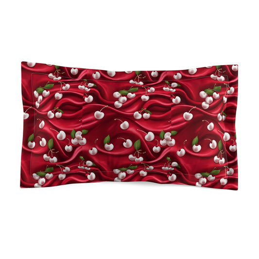 Cherry Eclipse Microfiber Pillow Sham
