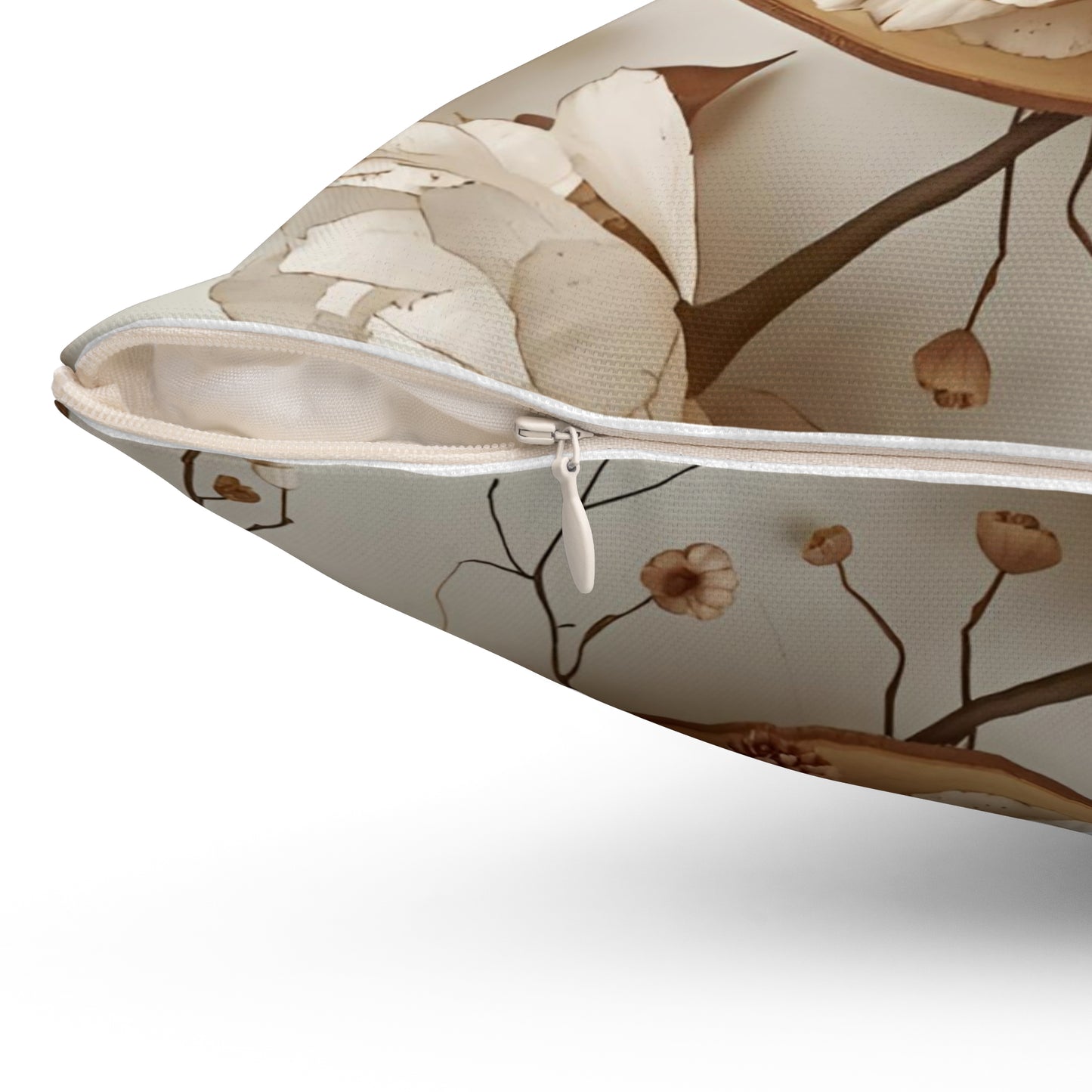 Vintage Floral Accent Pillow