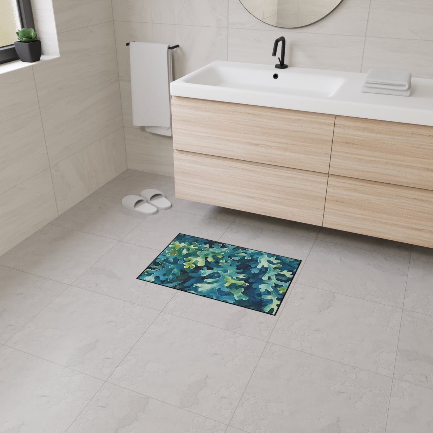 Stylish Sea Moss Rug- Heavy Duty