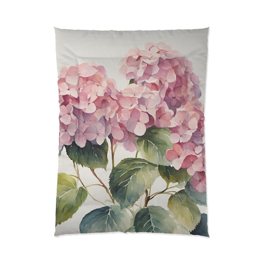 Country Floral Hydrangea Comforter