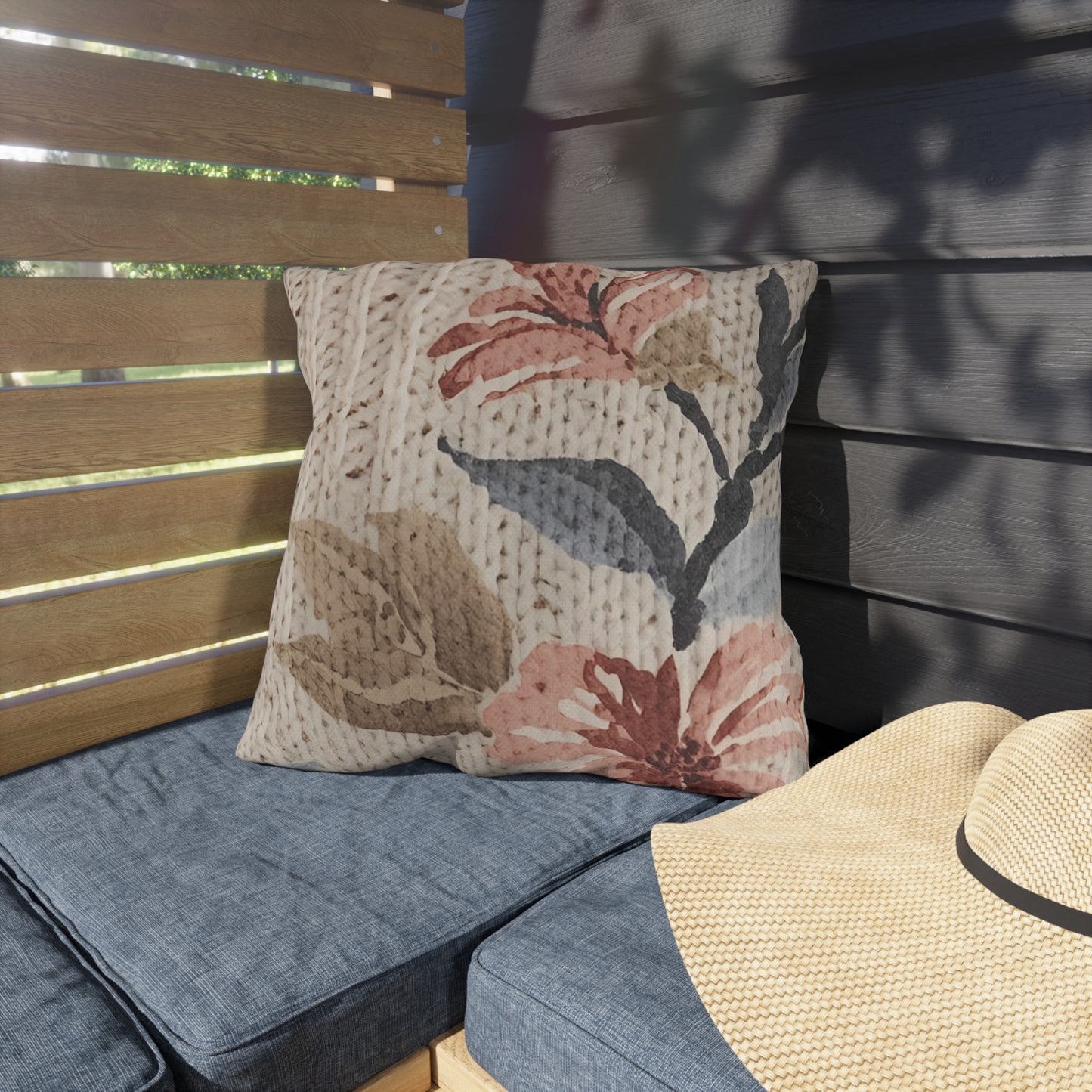 Cottage Rose Outdoor Pillow