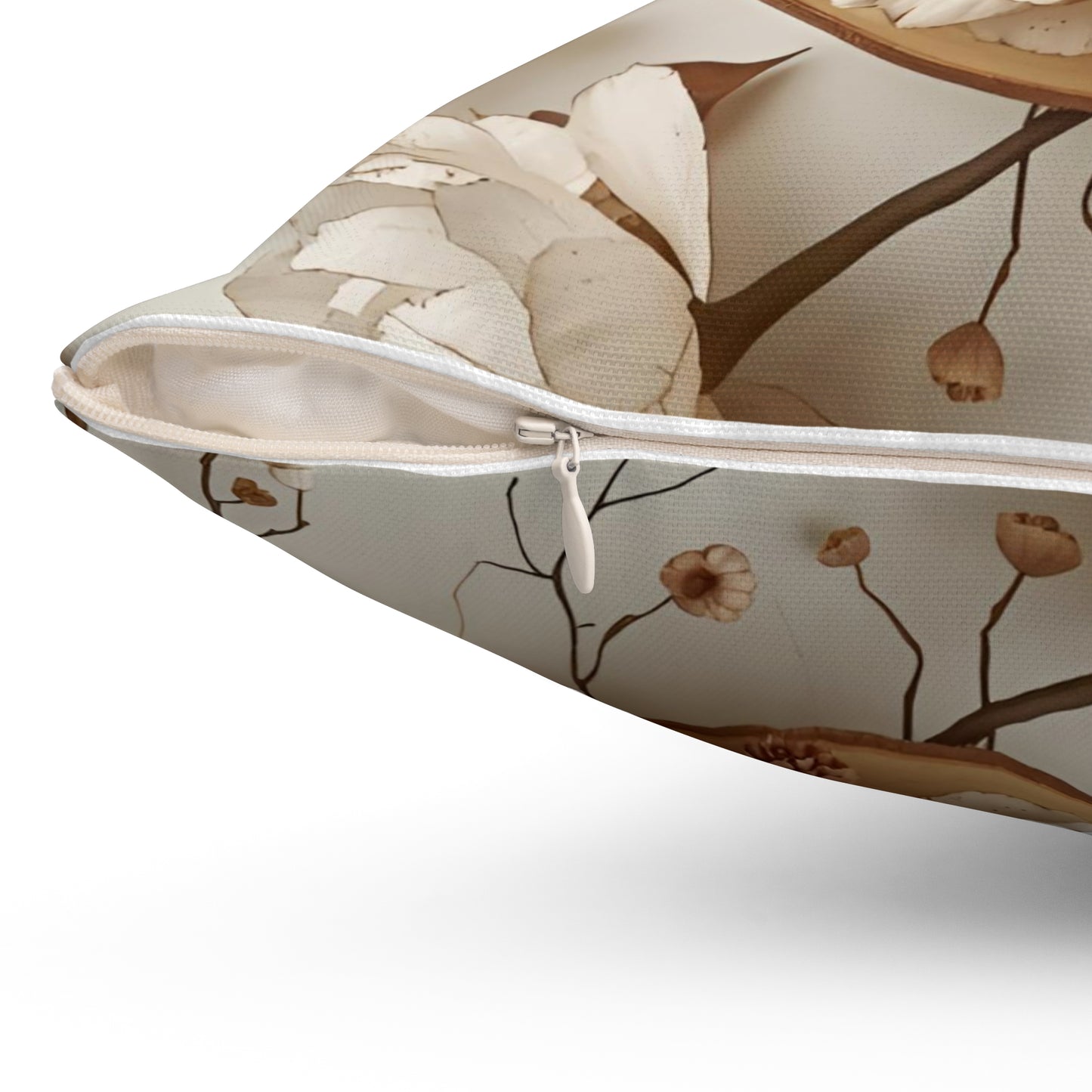 Vintage Floral Accent Pillow