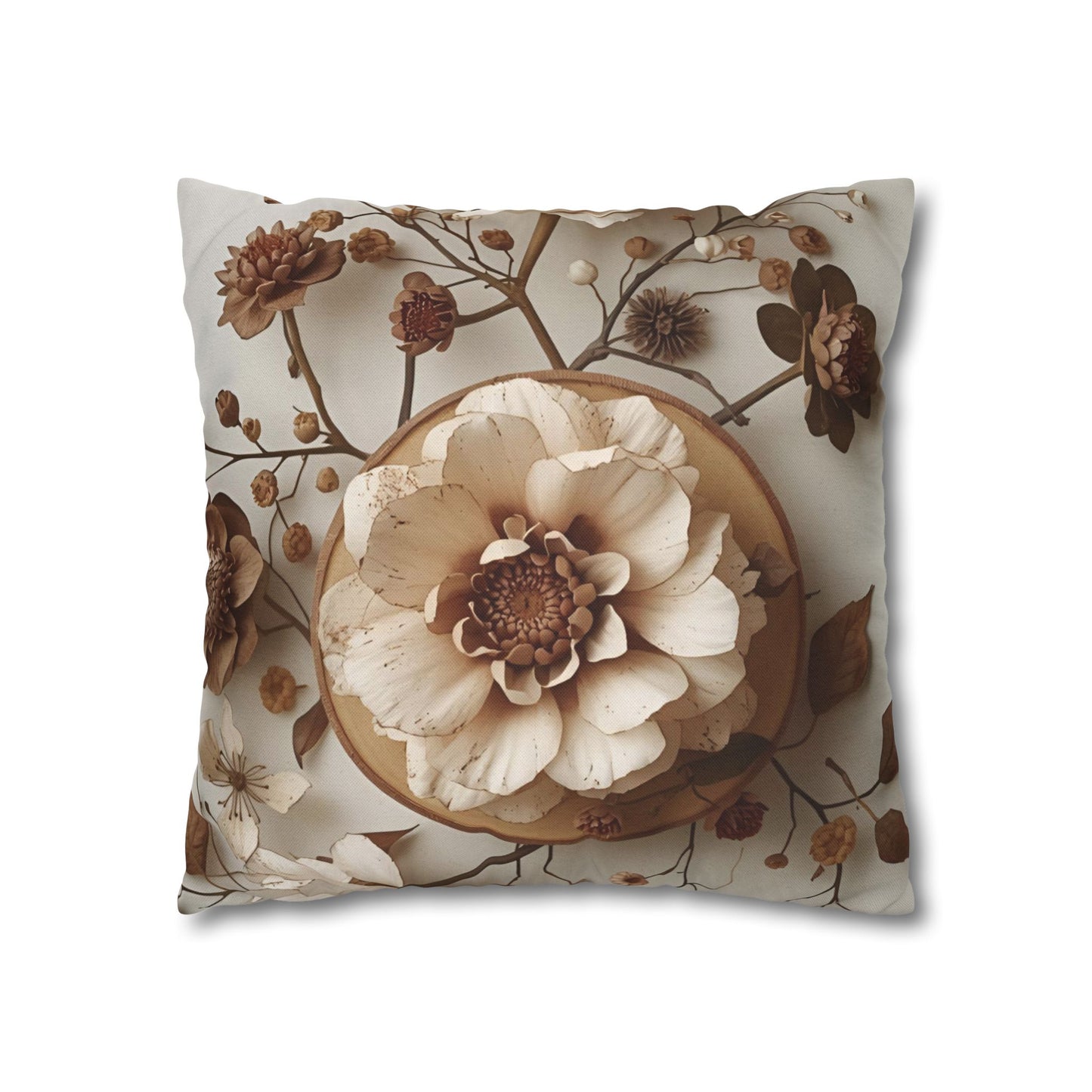 Vintage Floral Pillowcase