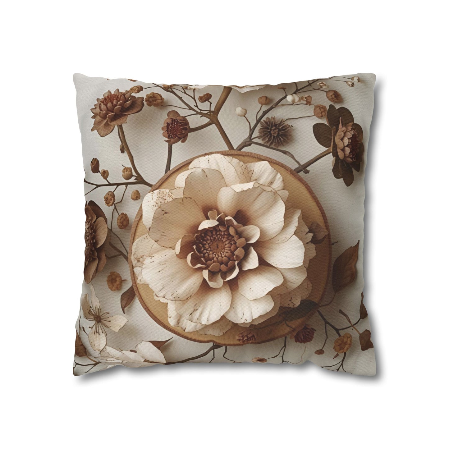 Vintage Floral Pillowcase