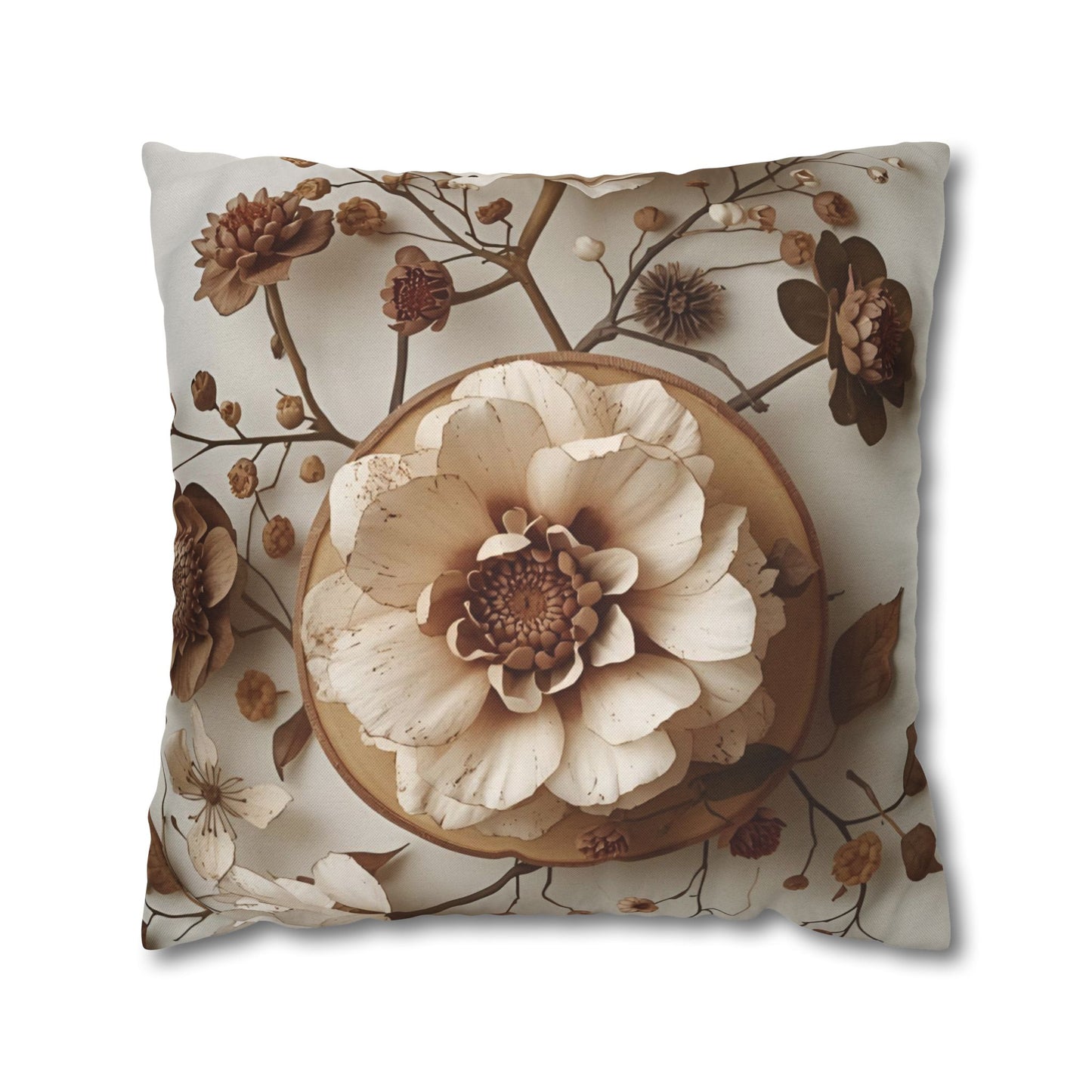 Vintage Floral Pillowcase