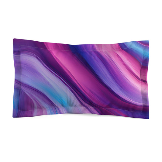 Vibrant Gradient Microfiber Pillow Sham
