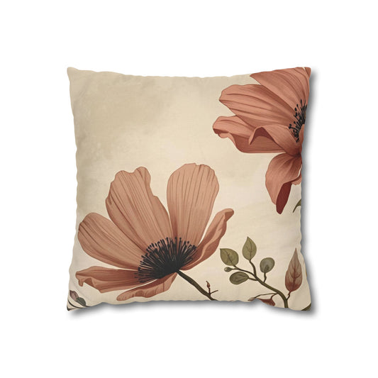 Cottage Core Floral Decorative Pillowcase