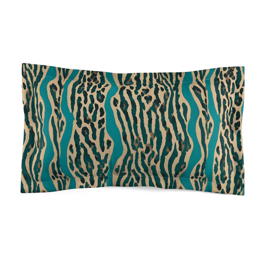 Blurred Lines Cheetah Print Pillow Sham